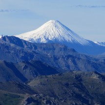 Perfect cone of Volcan Antuco